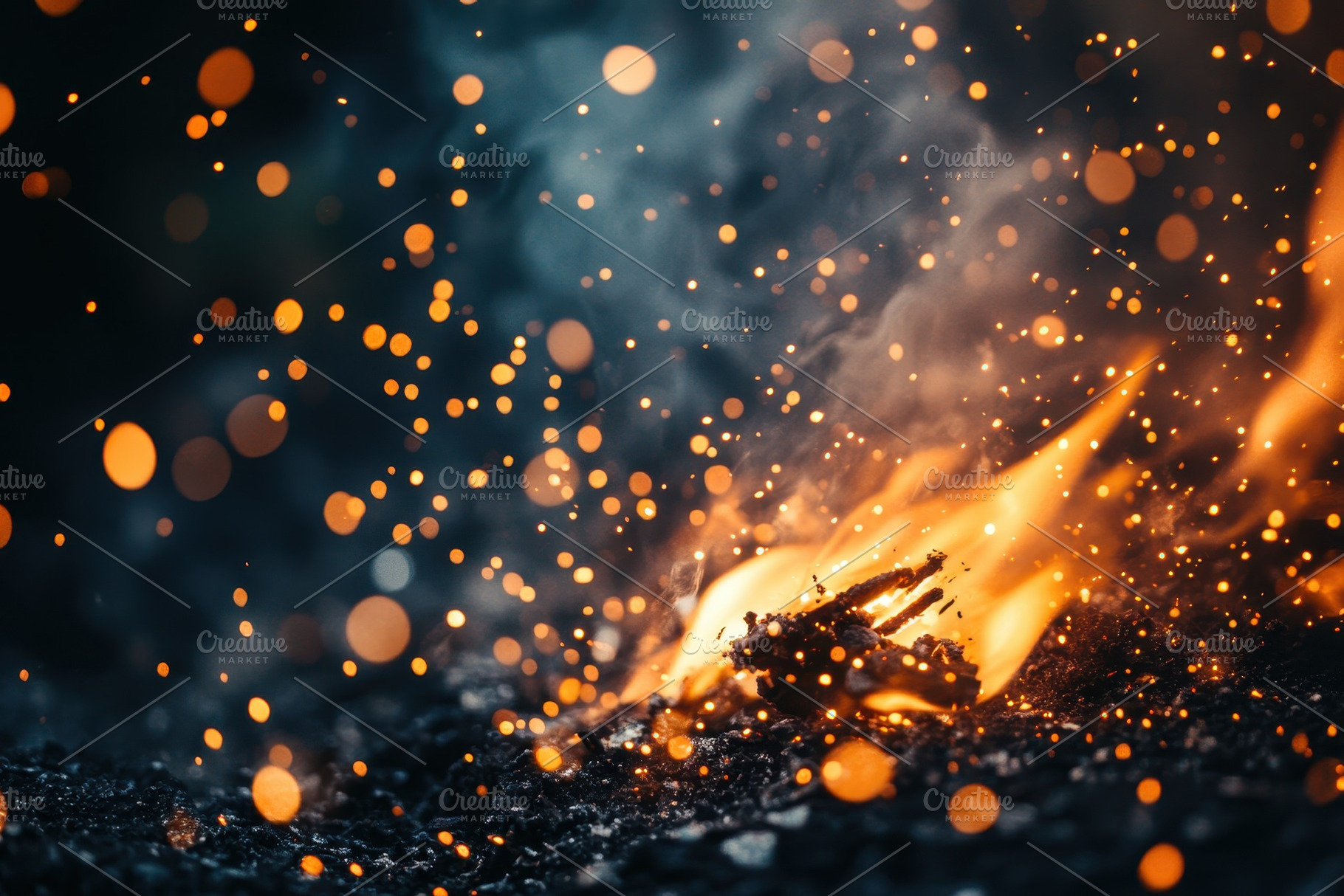 Beautiful sparks fill the air in slo, a Photo by Iftikhar Alam