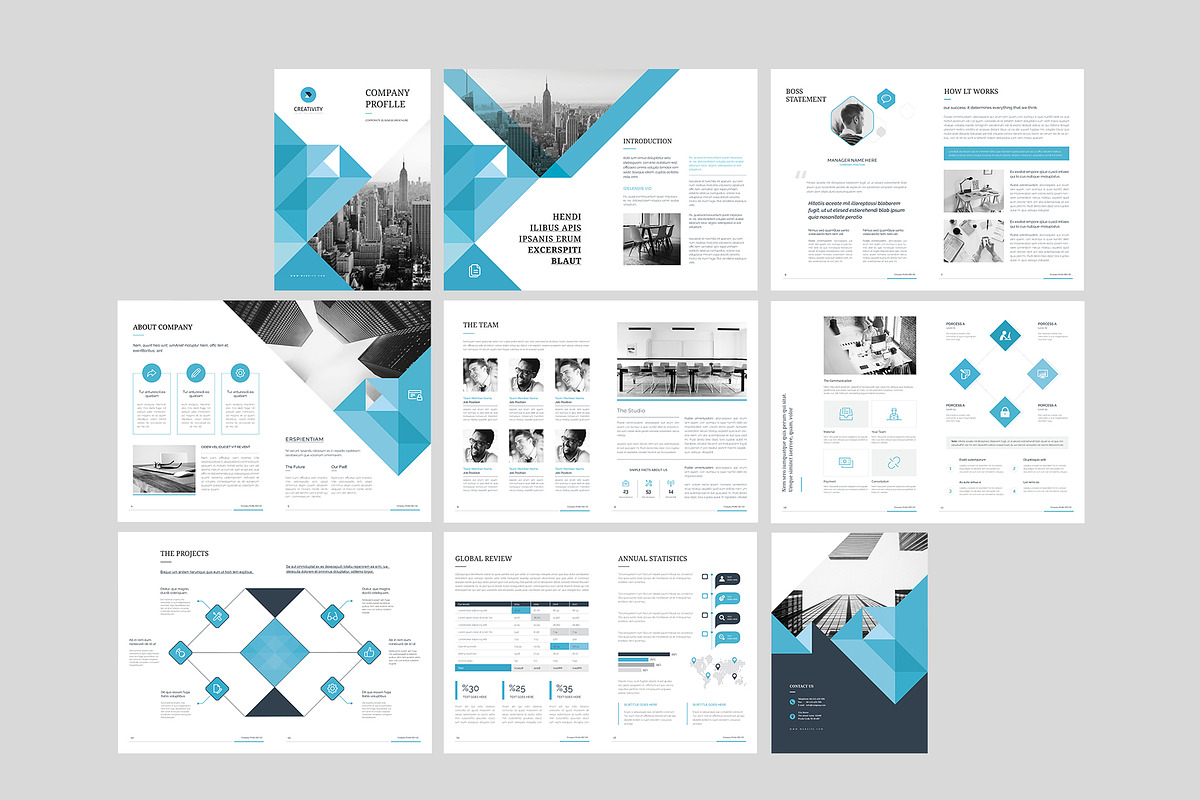 The Profile Brochure, a Brochure Template by Brochure-Market (Photo 10 of 10)