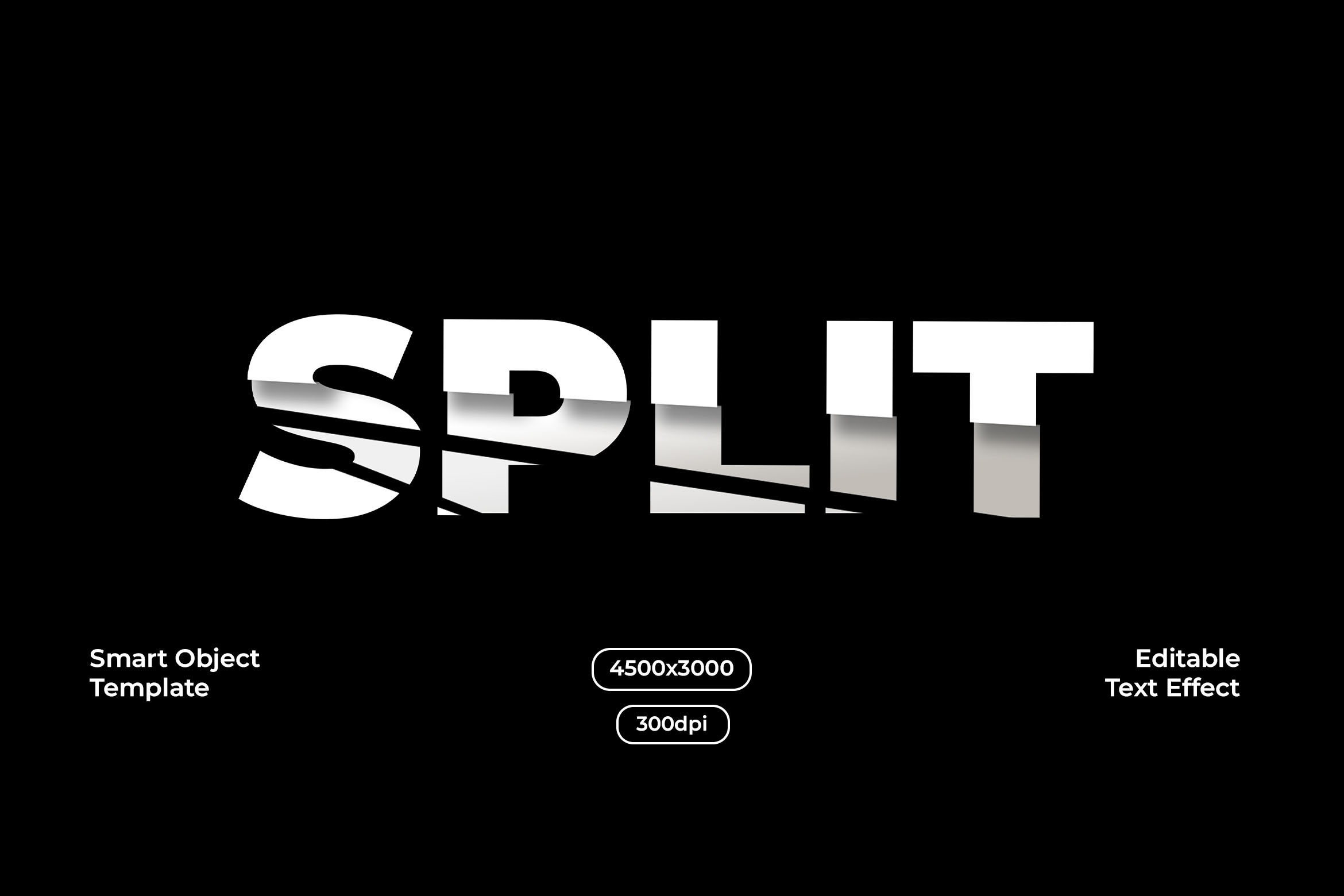 Sliced Text Effect, a Layer Style Add-On by alexdndz