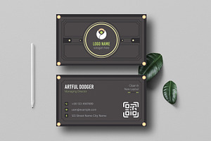 Business Card Template Design, a Card Template by MightyDesign