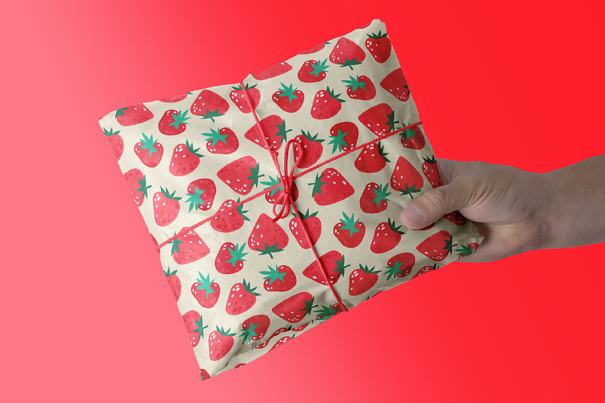 Fruits | Clipart + patterns, a Food Illustration by katieromanoff_art (Photo 9 of 15)