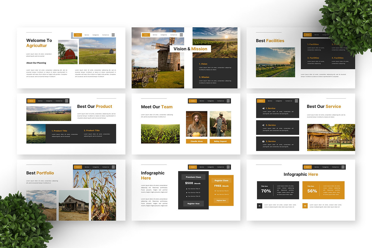 Agricultur - Farm Keynote preview 5
