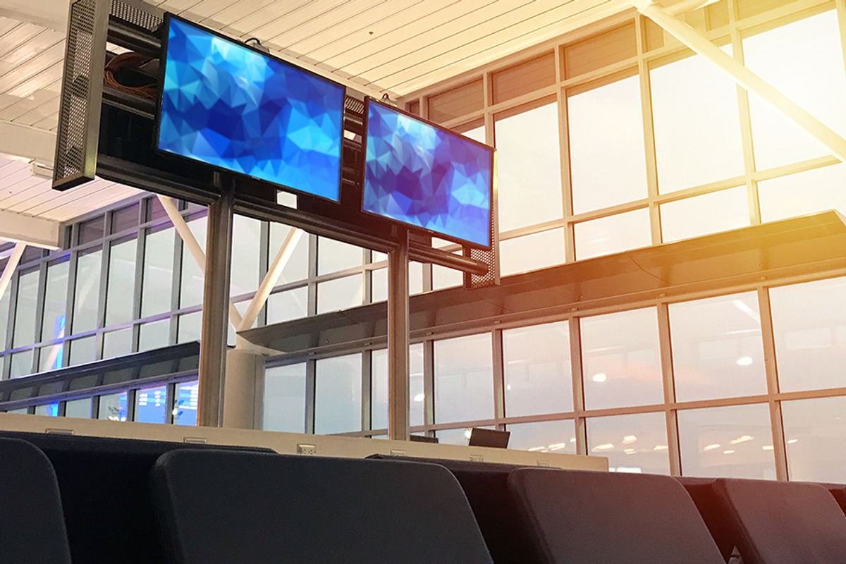 Airport Signage 2.0 - 22psd files, an Advertising Mockup by Shop Mockpro (Photo 2 of 22)
