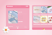 Squarespace 7.1, Pink Template, a Templates & Theme by Always Here... (Thumbnail 2 of 3)
