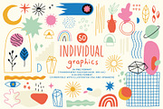 Mystical & Abstract Patterns, Vector, a Pattern Graphic by Carole Chevalier (Thumbnail 8 of 8)