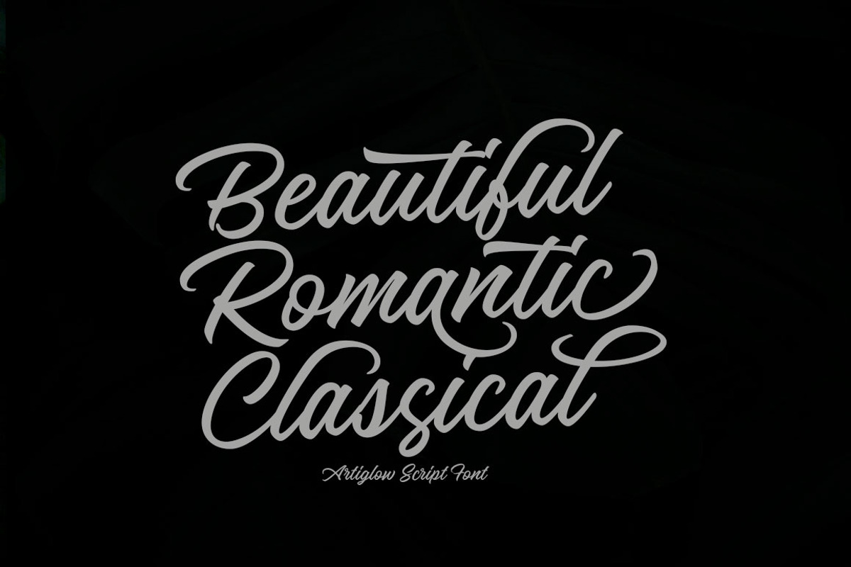 Artiglow Script, a Script Font by joelmaker (Photo 6 of 13)