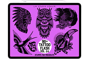 Tattoo Flash Vol. 24 - Stamp Set, a Brush Add-On by LA Studio Sthlm (Thumbnail 2 of 6)