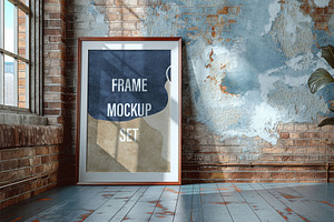 15 Wall Frame Mockups PSD