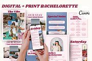 Bachelorette Planner Canva Template, an Invitation Template by Story Native (Thumbnail 1 of 8)