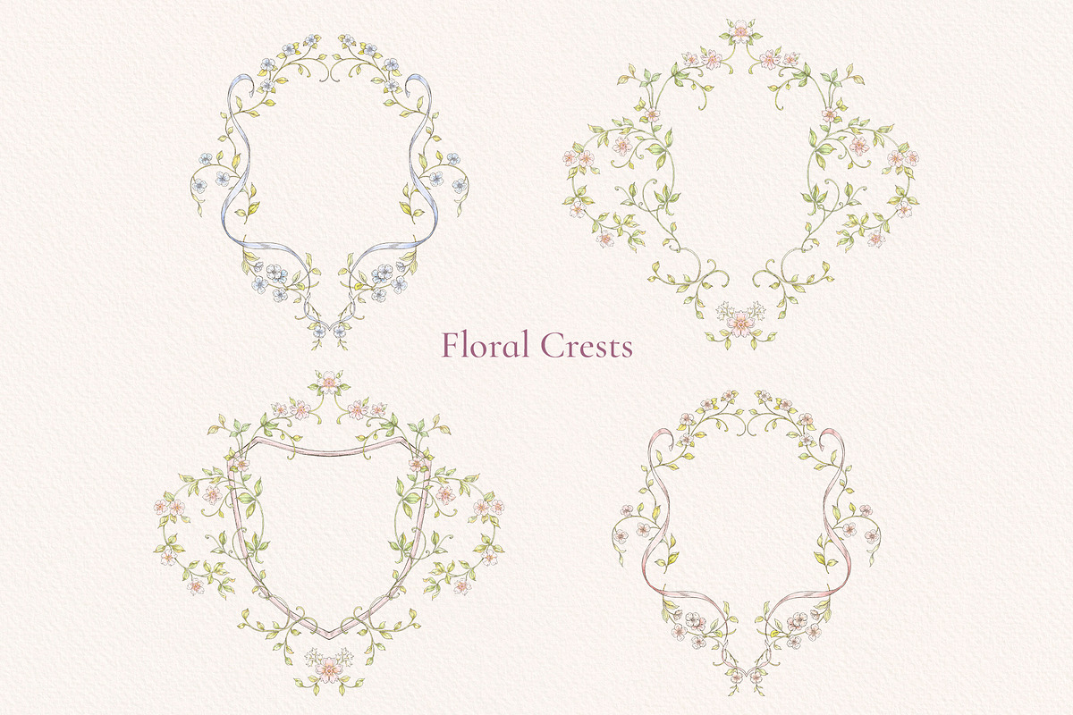 Meadow Whispers png watercolor frame, a Decorative Illustration by Ekaproeka (Photo 8 of 8)
