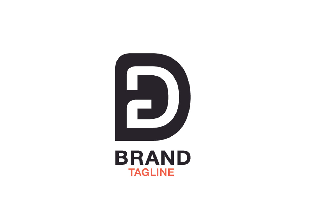 D G Logo Template, a Branding & Logo Template by D&K Project (Photo 2 of 4)