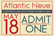 Atlantic Neue - Geometric Sans font, a Sans Serif Font by Amber Nest Design (Thumbnail 1 of 6)