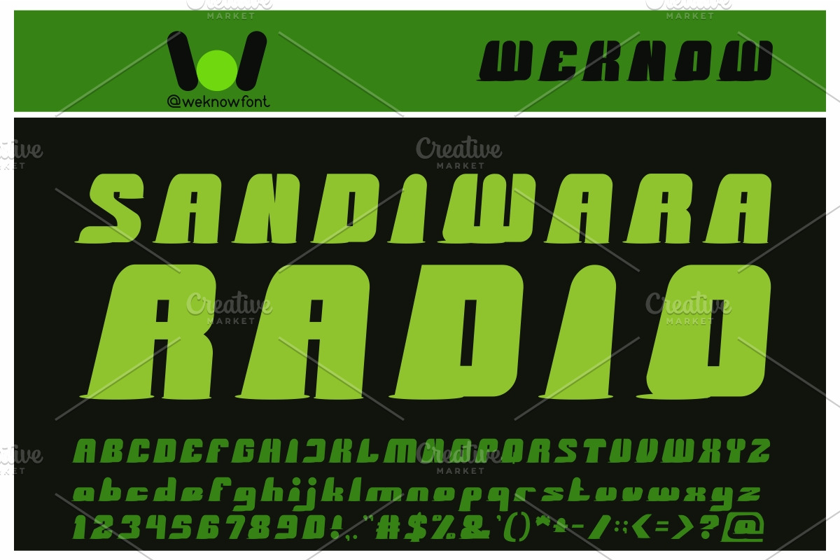 Black Mamba, a Font by weknow (Photo 1 of 5)