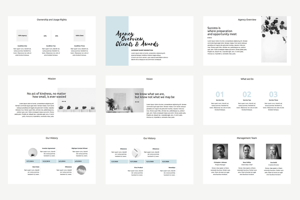Agency Proposal Keynote Template, a Presentation Template by JetzTemplates