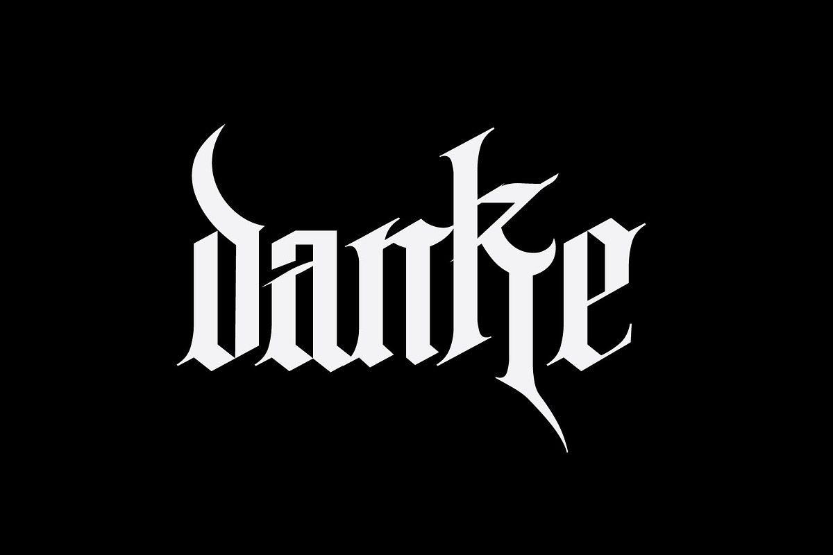 Tisk - a Blackletter Font, a Blackletter Font by Gittype (Photo 2 of 8)