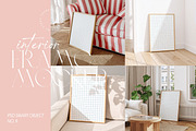 4x Bundle Interior Frame Mockups, an Advertising Mockup by First Impression Mockups (Thumbnail 1 of 7)