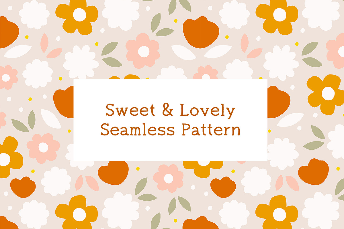 Lovely Floral Seamless Pattern, a Pattern Graphic by Minna May Design (Photo 1 of 2)
