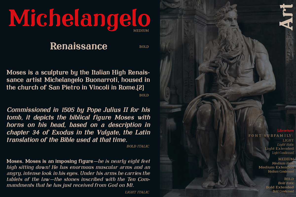 Librarium - Serif Font Family, a Serif Font by Artistic & Unique (Photo 14 of 15)