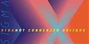 Sigma Condensed, a Sans Serif Font by Wiescher-Design (Thumbnail 11 of 11)