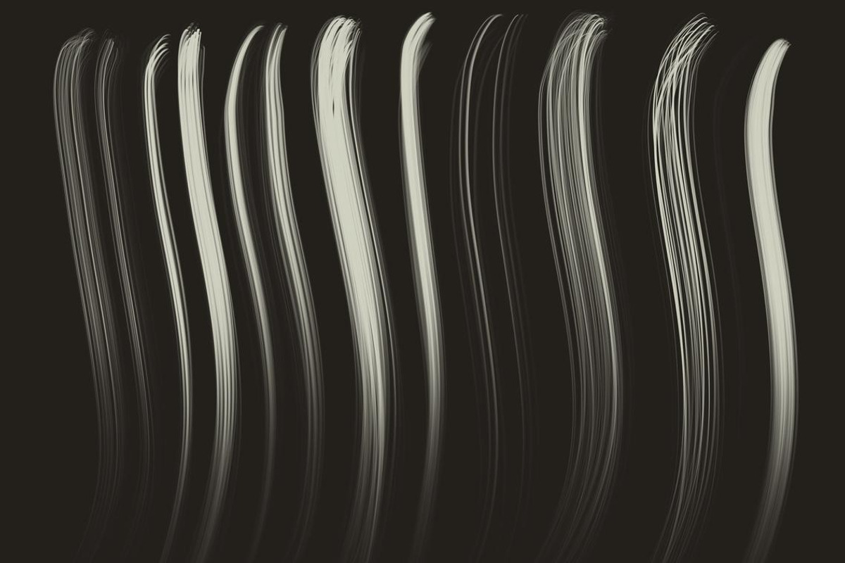 60 Hair brushes for procreate, a Brush Add-On by Endete & Mazak brushes (Photo 8 of 10)