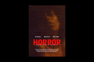 Horror Movie Poster Template, a Poster Template by Design Squad