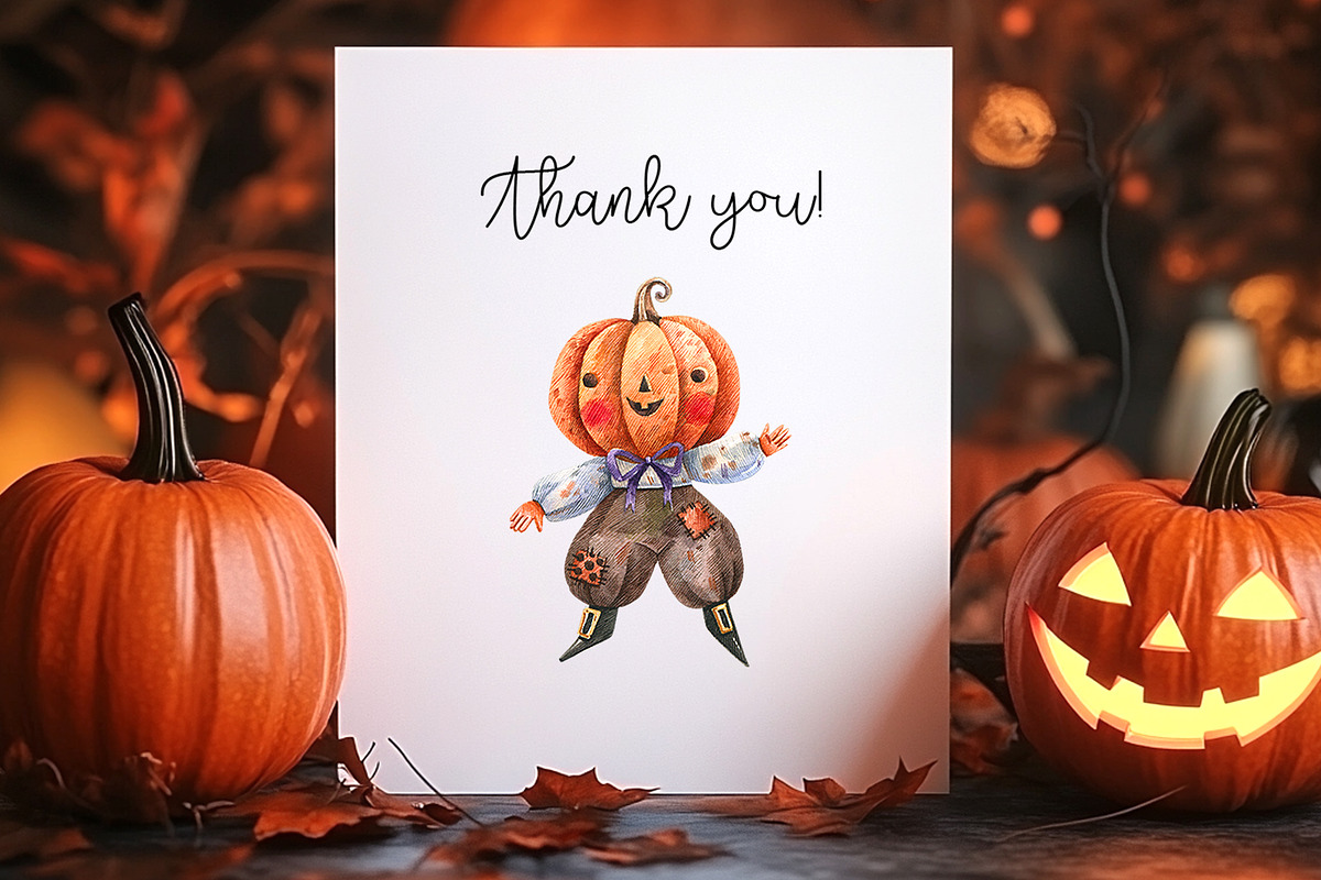 Halloween Characters, a Seasonal Illustration by Watercolor by Tonia Tkach (Photo 7 of 7)