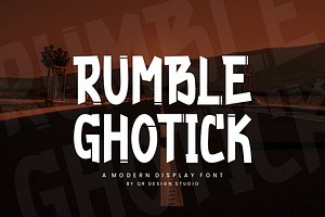 Rumble Ghotick - Marker Font