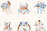 Coastal Lake Nautical Clipart Bundle, an Object Illustration by BusyDaydesign (Thumbnail 5 of 9)