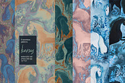 Floral horse seamless watercolor set, a Pattern Graphic by PatternsBlooming (Thumbnail 1 of 6)
