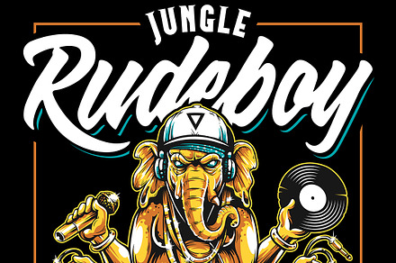 Jungle Rude Boy | Vector Art