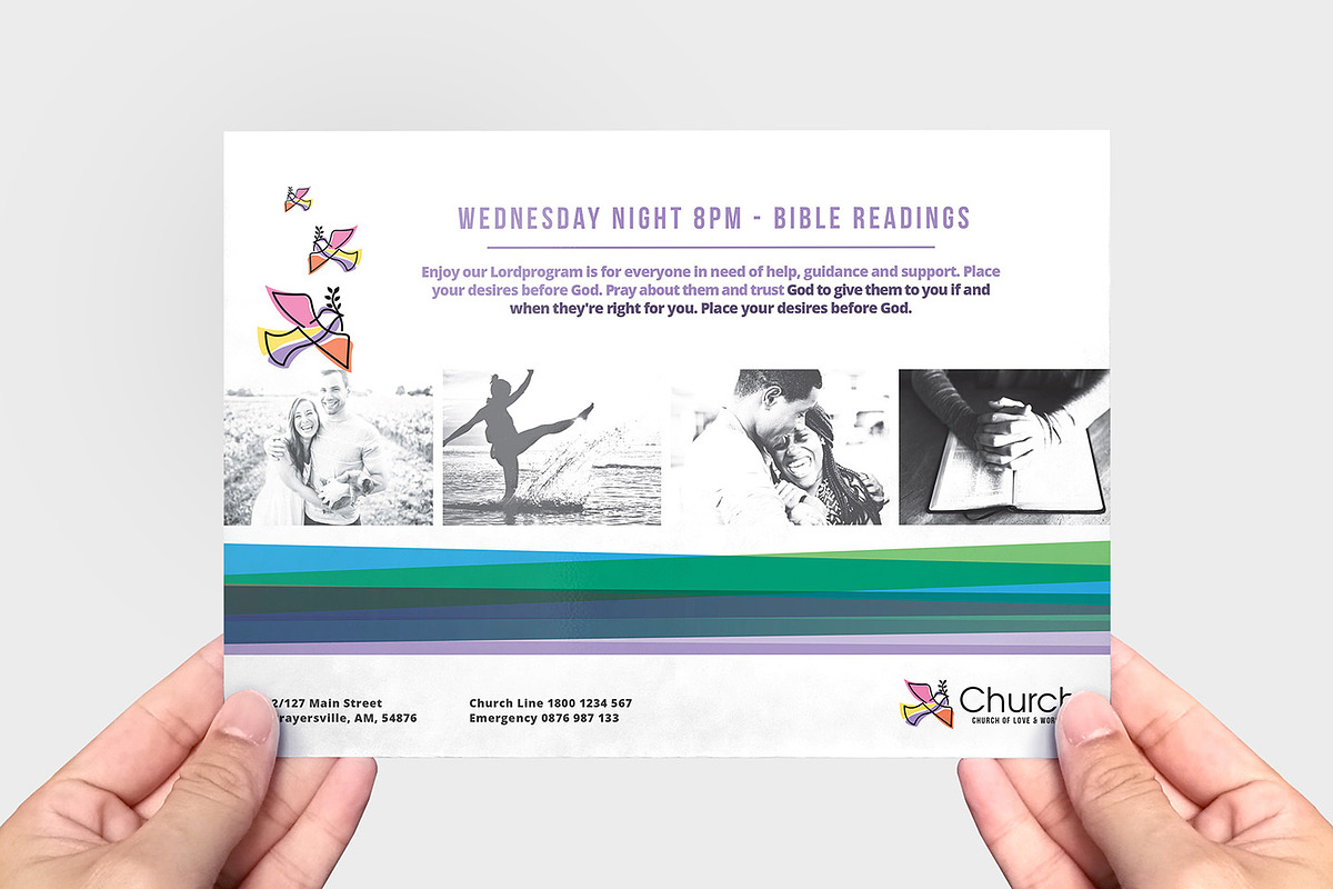 Modern Church Templates Pack, a Flyer Template by BrandPacks (Photo 6 of 14)