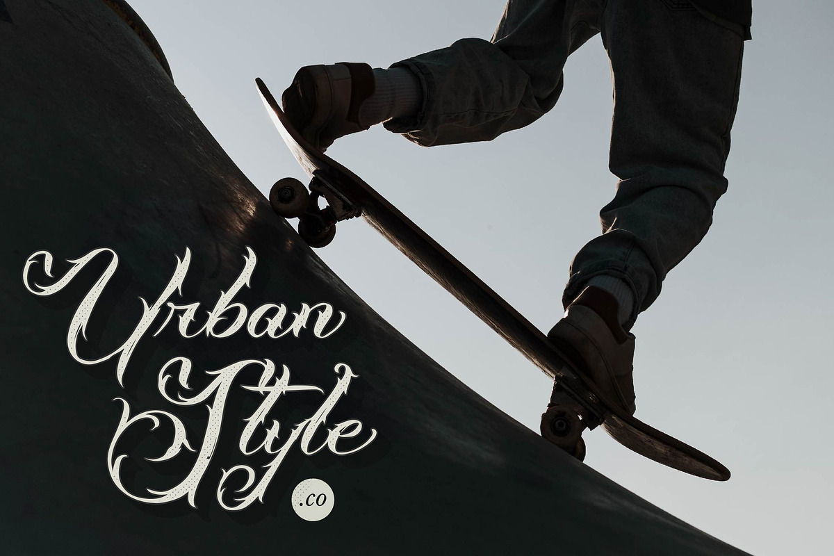 Misthycal | Tattoo Style, a Blackletter Font by Denustudios (Photo 2 of 13)