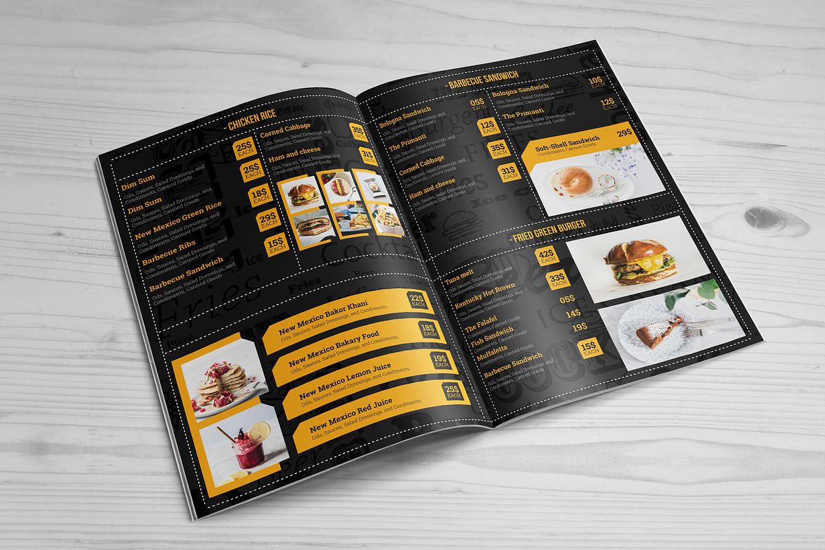 Special Food Menu Brochure -12 Pages, a Brochure Template by ZAAS (Photo 9 of 9)
