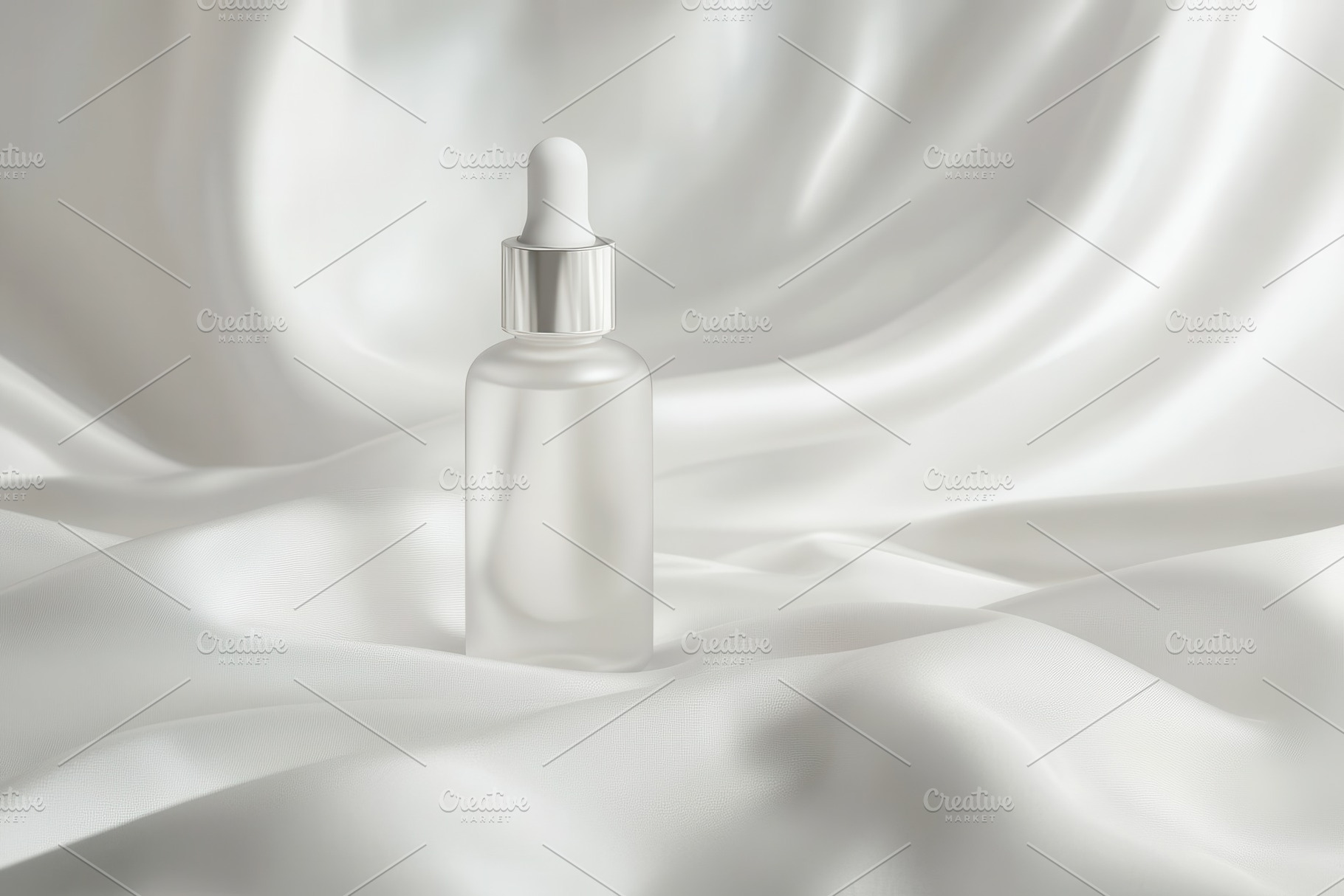 Frosted dropper on silk fabric, a Photo by Pavel_design