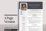 Resume Template + Cover Letter CV, a Resume Template by Klamp Studio (Thumbnail 2 of 8)