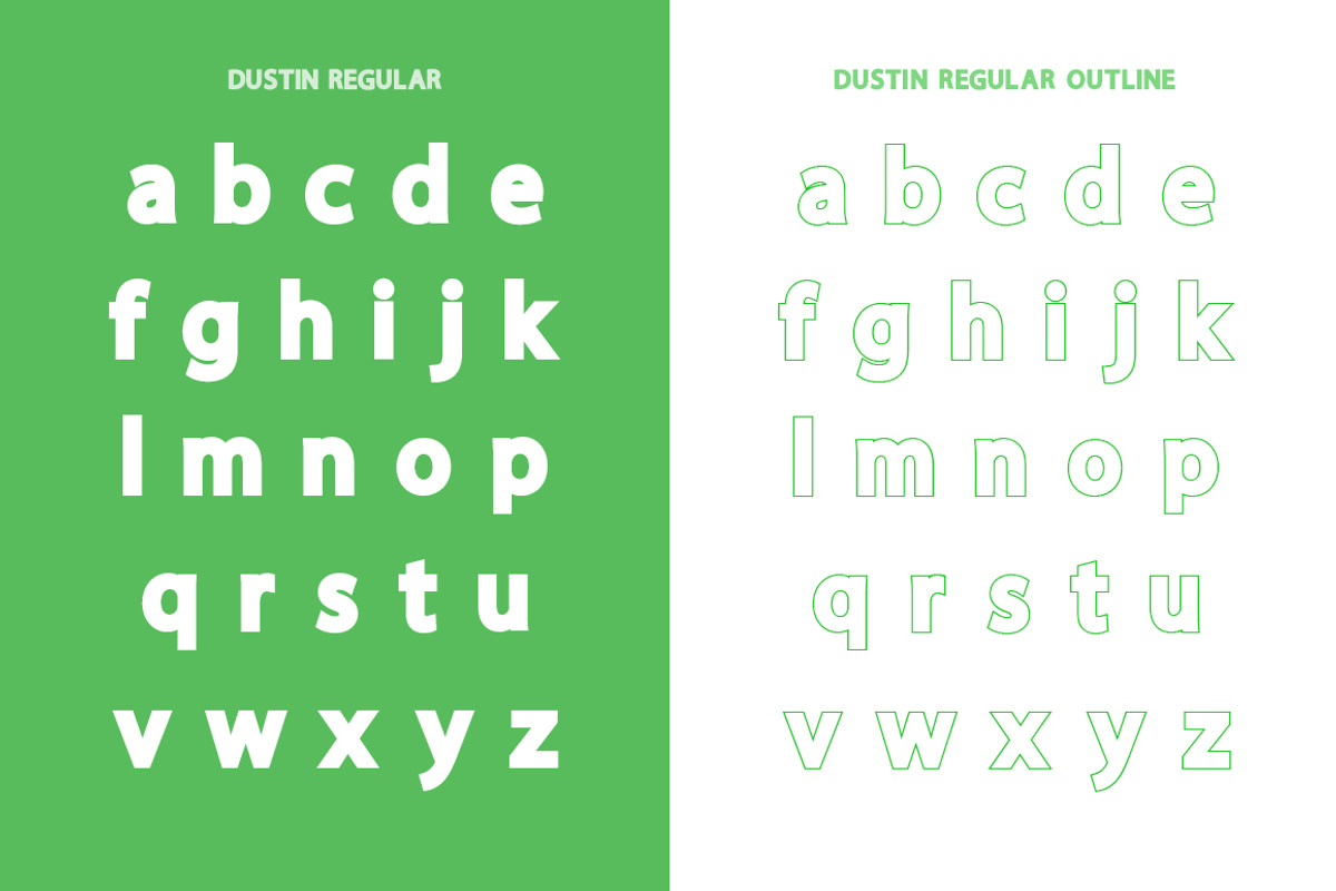 Dustin Sans Font Family, a Sans Serif Font by Salt & Pepper Designs (Photo 9 of 13)