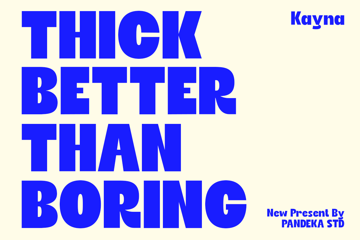 Kayna - Modern Family Font, a Sans Serif Font by Pandeka Studio (Photo 6 of 12)
