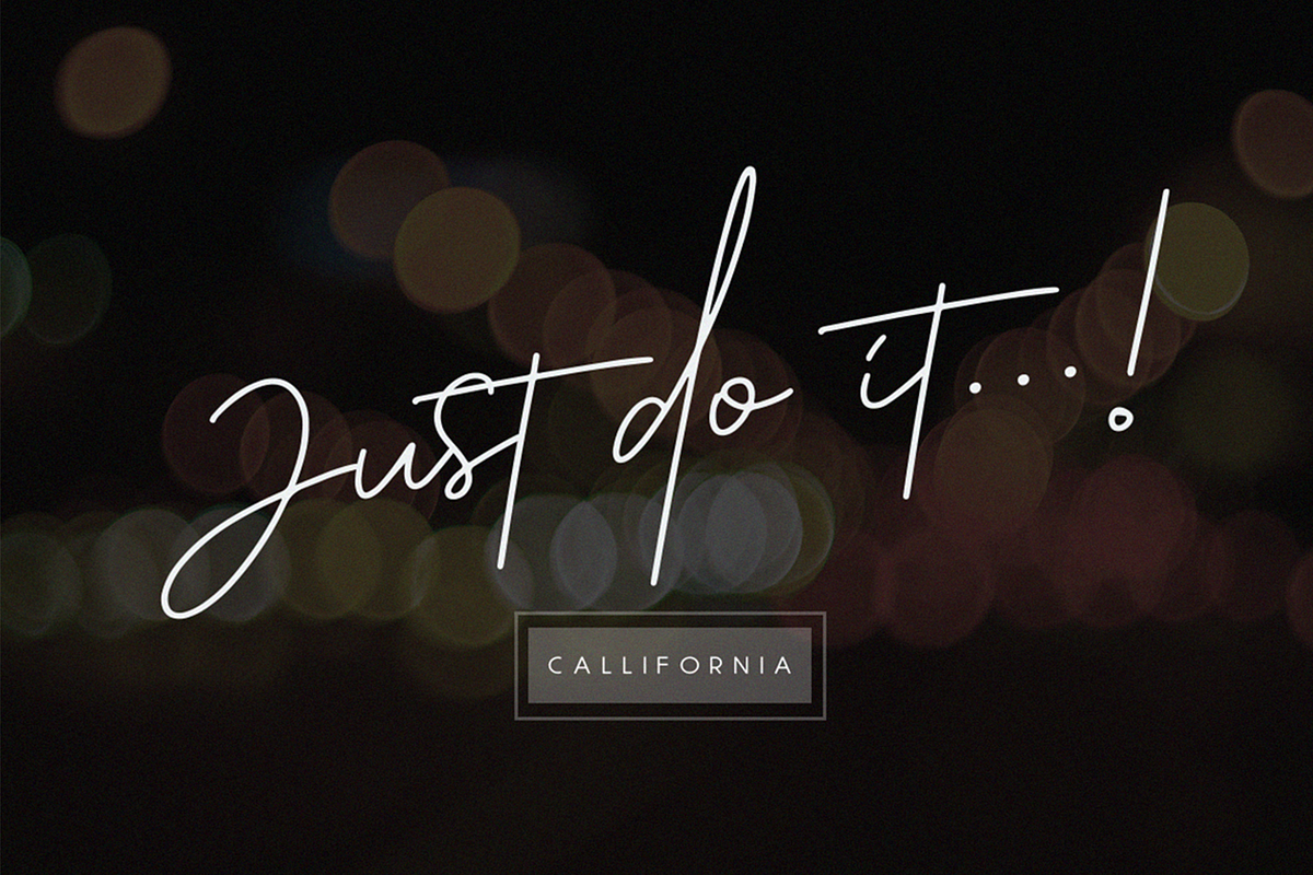 Callifornia | Handwritten Signature, a Script Font by Ardana Creative (Photo 2 of 13)