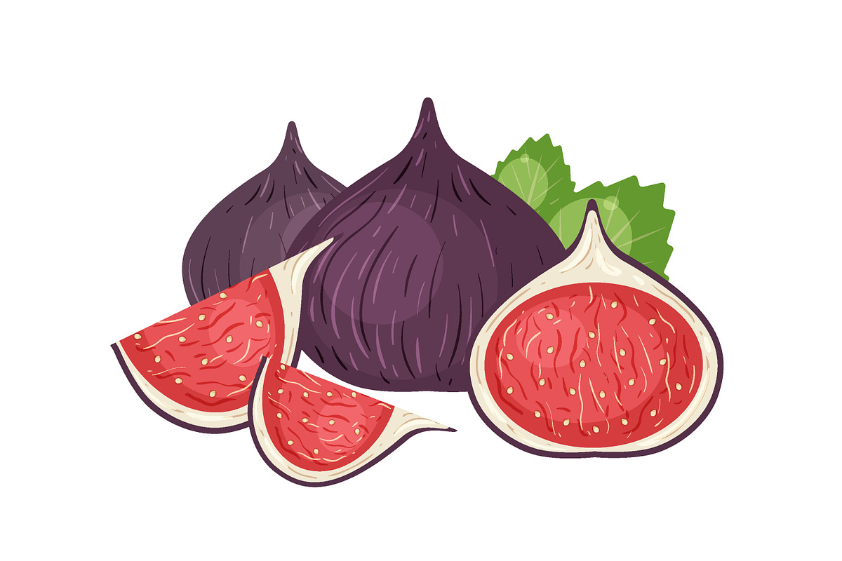 Fig fruit composition + pattern, a Food Illustration by Good Studio (Photo 2 of 4)