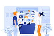 Modern Flat design Business concepts, an Education Illustration by Creative Graphics (Thumbnail 12 of 12)