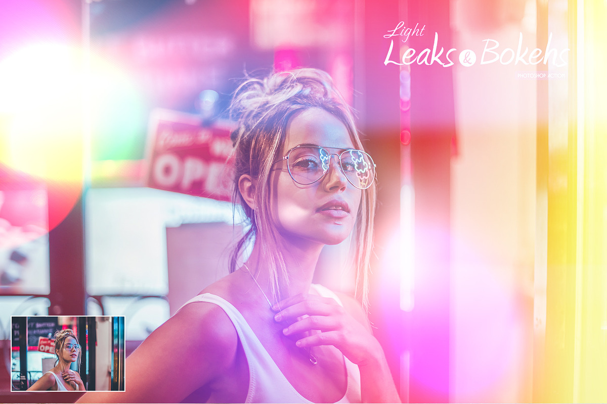 Premium Light Leaks PS Action, an Action Add-On by PSD Action (Photo 9 of 9)