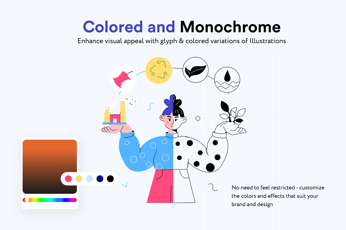Animated Ecology Mini Illustrations, a Person Illustration by Prosymbols (Photo 4 of 11)