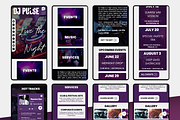 DJ & Disco Website Template, a Wix Template by Kitteeh (Thumbnail 12 of 21)
