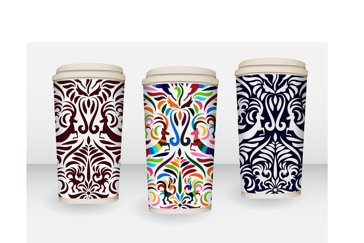 Vector Otomi Style Patterns, a Pattern Graphic by alexmakarova (Photo 5 of 7)