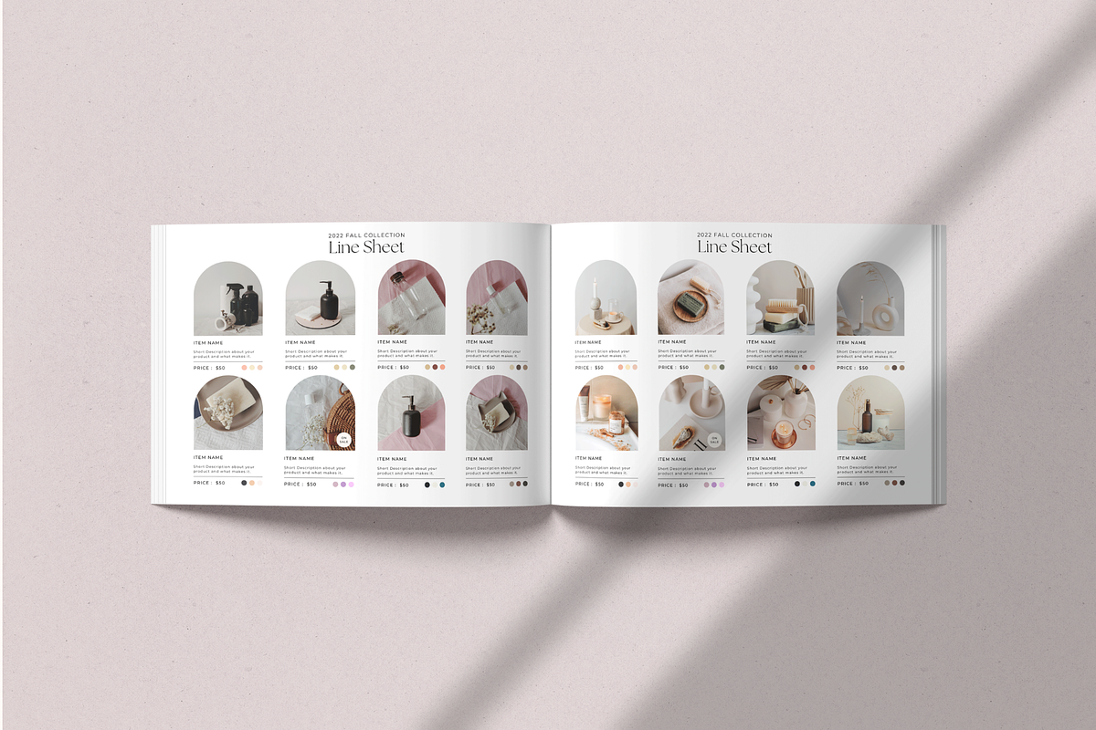 Landscape Line Sheet Canva Template, a Flyer Template by Hellohastore (Photo 6 of 8)