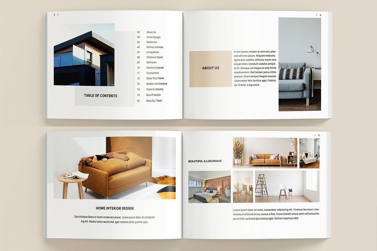 Architecture and Interior Brochure, a Brochure Template by retrographix (Photo 6 of 8)