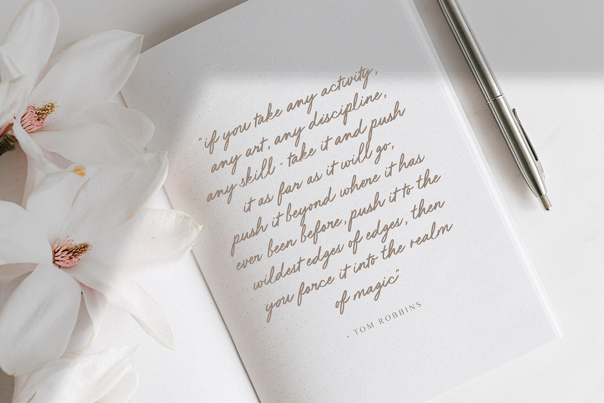 Chandelier Script Font, a Script Font by ReveryWorks (Photo 10 of 15)