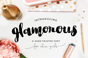 Brush Font Glamorous