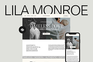 Photography Squarespace 7.1 Template, a Templates & Theme by Studio Witzenhausen