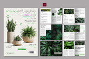 Botanical magazine design template, a Magazine Template by Shajib Shikder (Thumbnail 1 of 2)